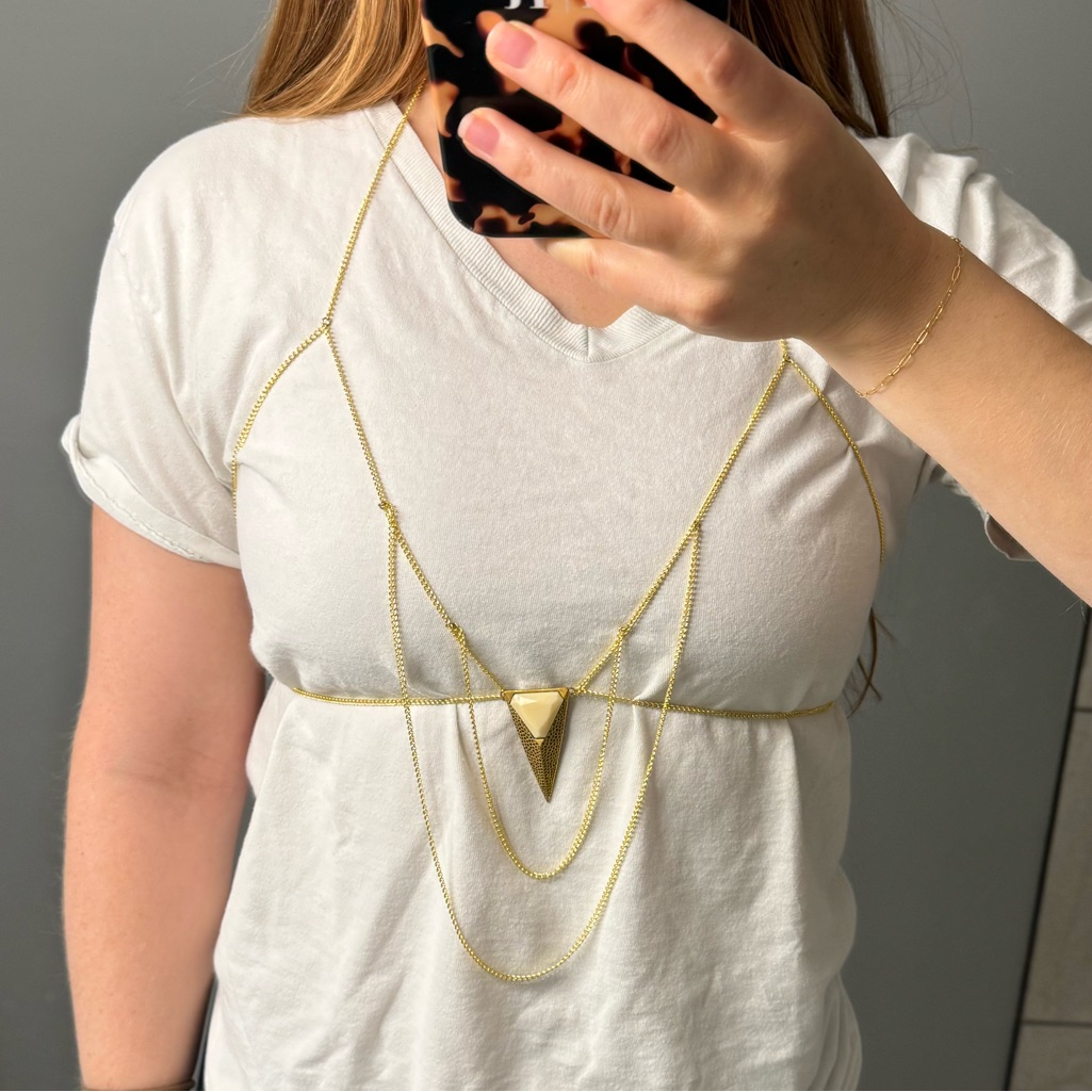 Jewelry Bra  Gold